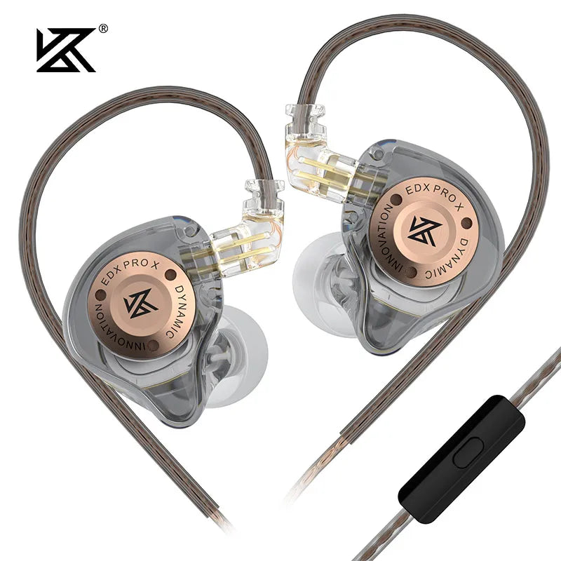 KZ EDX PRO X In Ear Dynamic Drive Earphone HIFI Bass Music Earbud Sport Noise Canceling Headset ZSN ZST ZS10 pro x C12 CRA