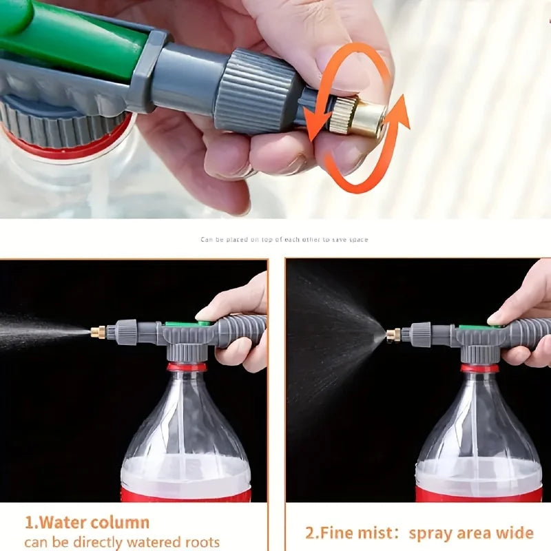 Handheld High-Pressure Air Pump Sprayer with Adjustable Nozzle - Mosquito and Insect Mister for Outdoor, Power-Free & Energy-Free