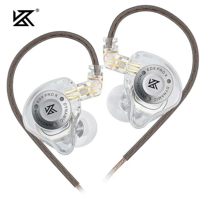 KZ EDX PRO X In Ear Dynamic Drive Earphone HIFI Bass Music Earbud Sport Noise Canceling Headset ZSN ZST ZS10 pro x C12 CRA