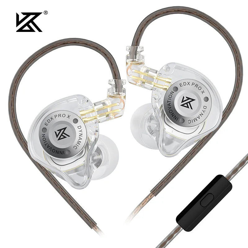 KZ EDX PRO X In Ear Dynamic Drive Earphone HIFI Bass Music Earbud Sport Noise Canceling Headset ZSN ZST ZS10 pro x C12 CRA