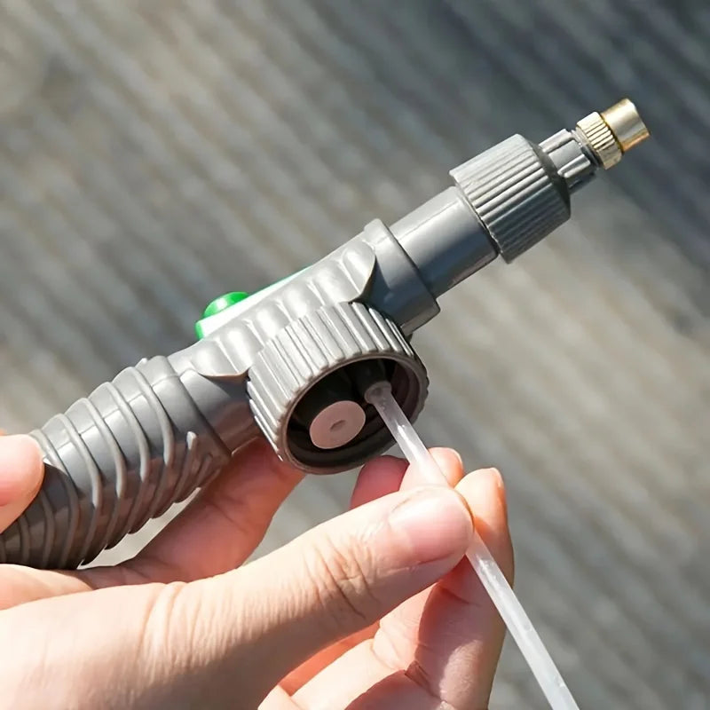 Handheld High-Pressure Air Pump Sprayer with Adjustable Nozzle - Mosquito and Insect Mister for Outdoor, Power-Free & Energy-Free