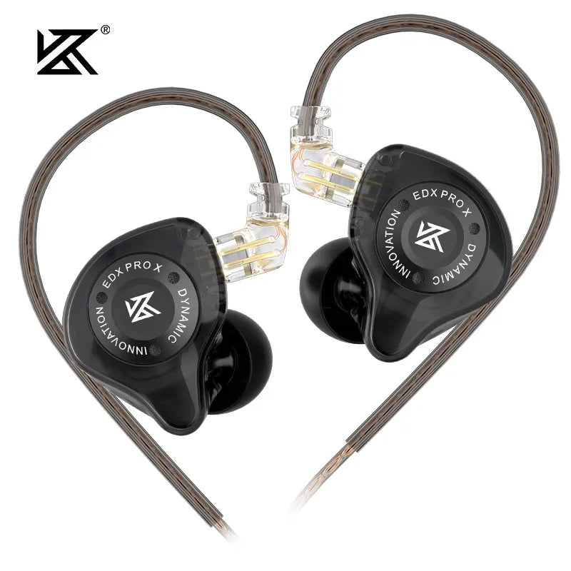 KZ EDX PRO X In Ear Dynamic Drive Earphone HIFI Bass Music Earbud Sport Noise Canceling Headset ZSN ZST ZS10 pro x C12 CRA
