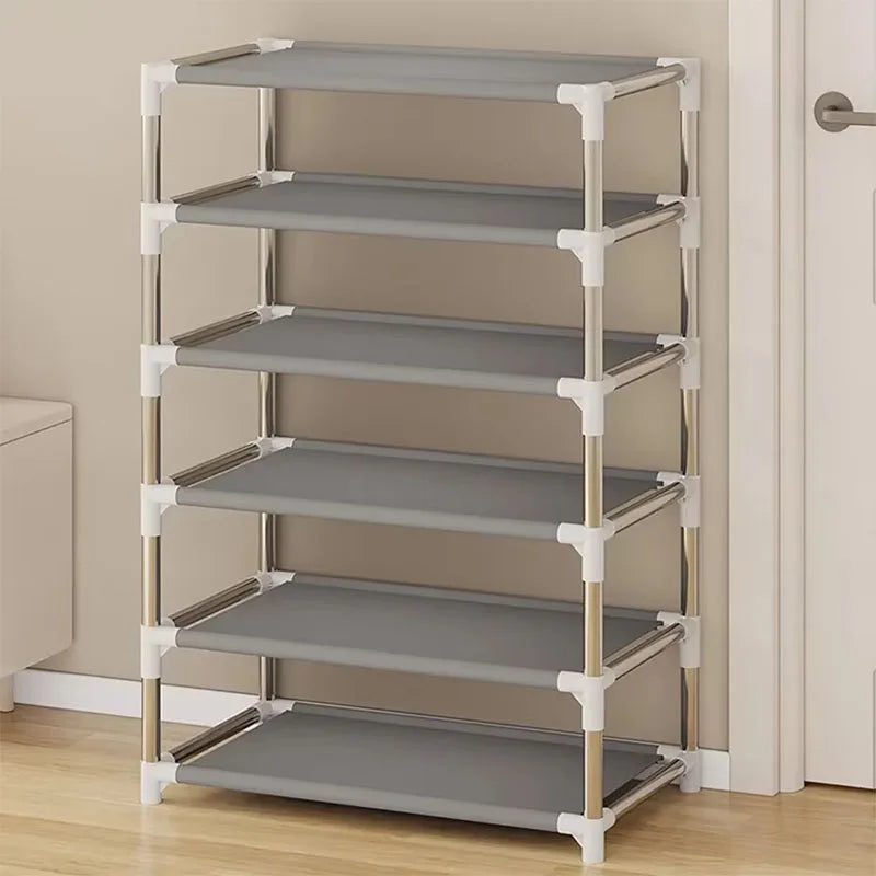 Home corridor living room shoe rack fabric dustproof shoe cabinet economical multi-layer shoe cabinet minimalist furniture