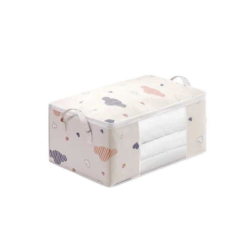 Large Capacity Multi-Purpose Storage Bag with Handles, Dustproof  Moisture-Resistant Odorless Non-Woven Fabric