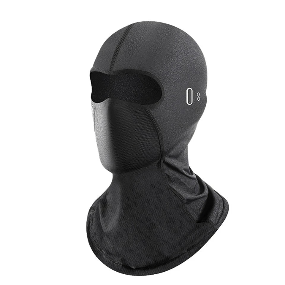 GTUBIKE Motorcycle Balaclava Glasses Face Breathable Quick-Drying Outdoor Cycling Headgear Ice Silk Summer UV Protection Mask